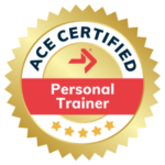 ACE certified personal trainer badge