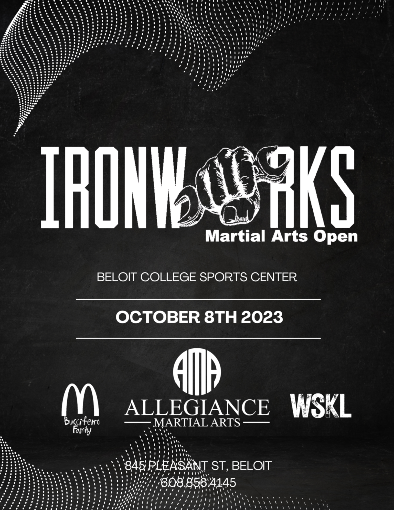 Ironworks Martial Arts Open event flyer