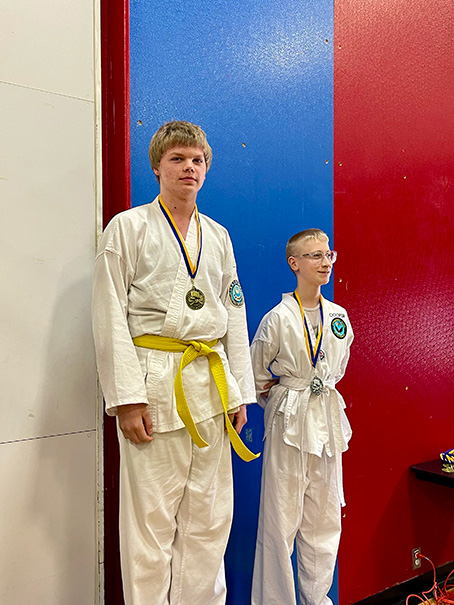 Aiyden placed 1st in forms at the 2024 Bill Auvenshine Memorial Tournament