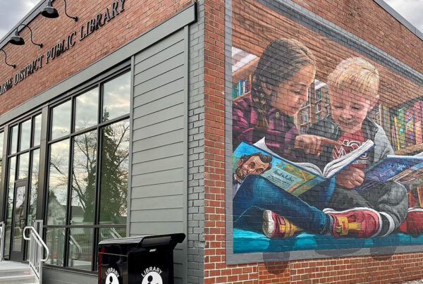 Exterior of the Illinois Prairie District Public Library in Metamora