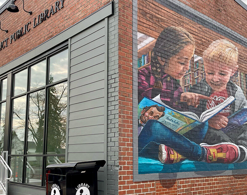 Exterior of the Illinois Prairie District Public Library in Metamora